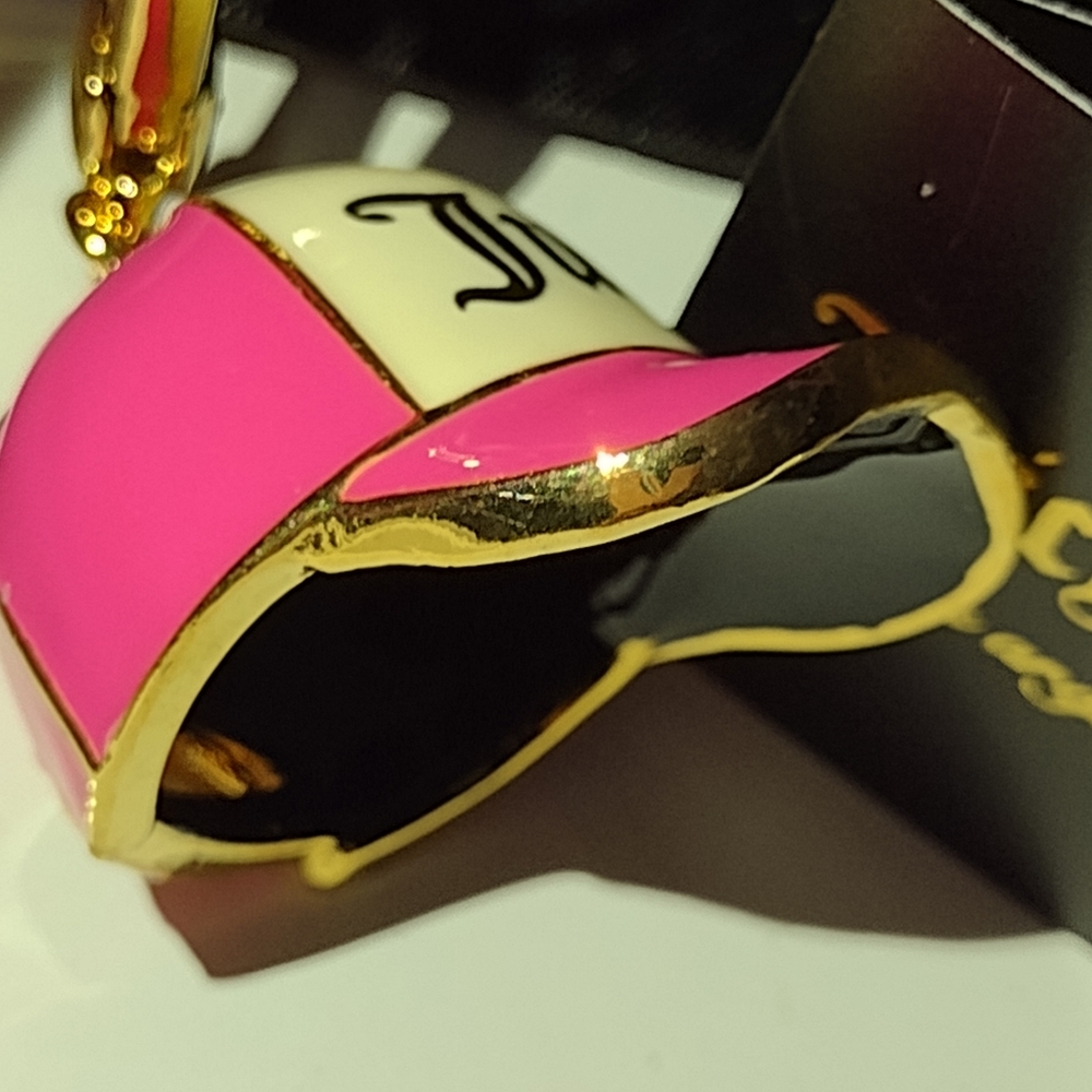 JUICY COUTURE βΎ Play βΎ Game On!! Baseball Cap Never Removed From Original π NWT - Picture 13 of 15